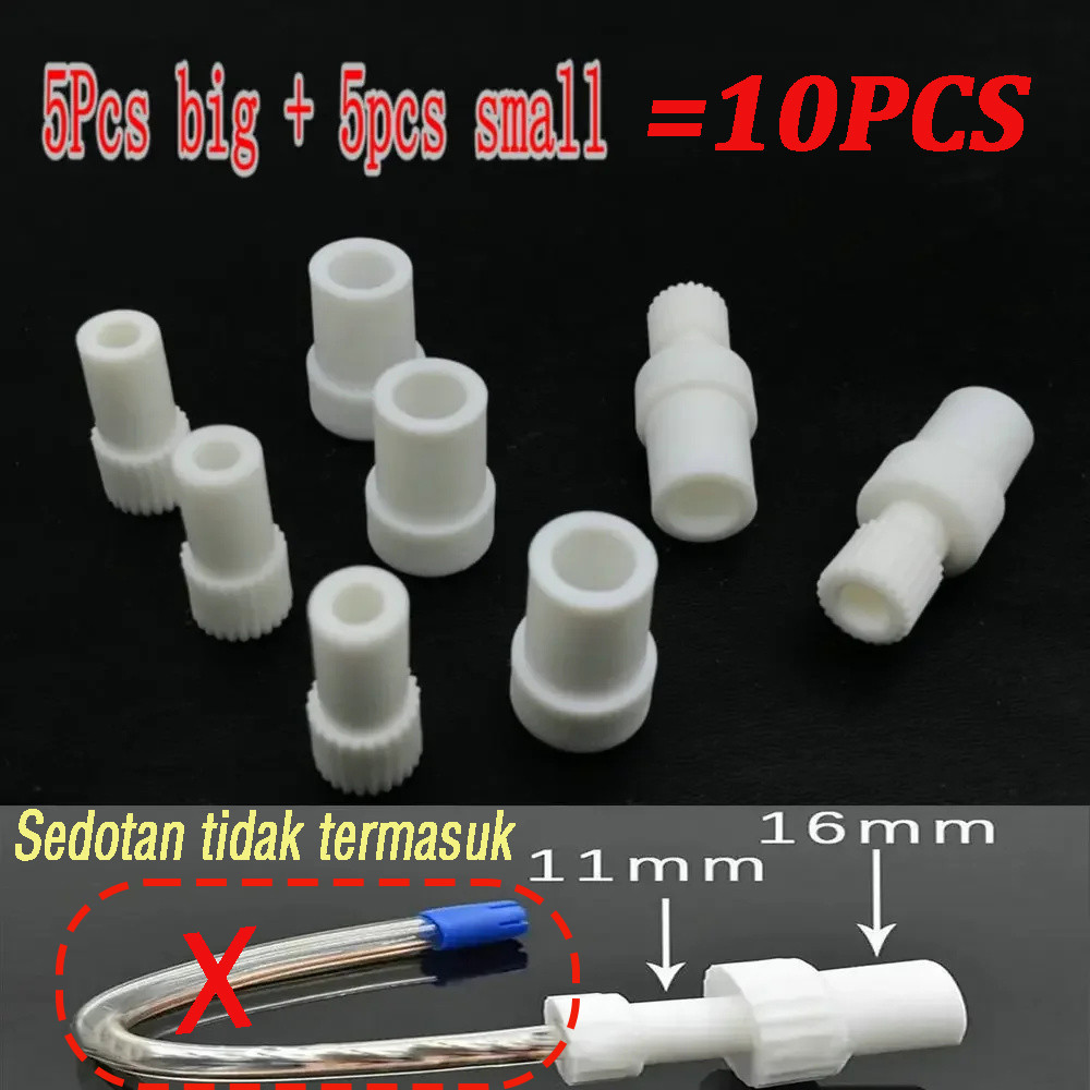 10ชิ้นทันตกรรมน้ําลายหัวฉีดดูดหลอดแปลงดูดขยายแปลงแปลงอะไหล่เปลี่ยนสําหรับหน่วยทันตกรรม