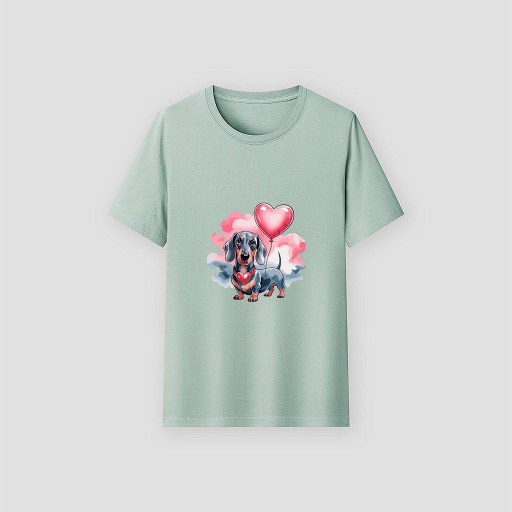 [OLO] ฤดูร้อนผู้หญิงบางรอบคอหลวมสบายๆแขนสั้นเสื้อยืด