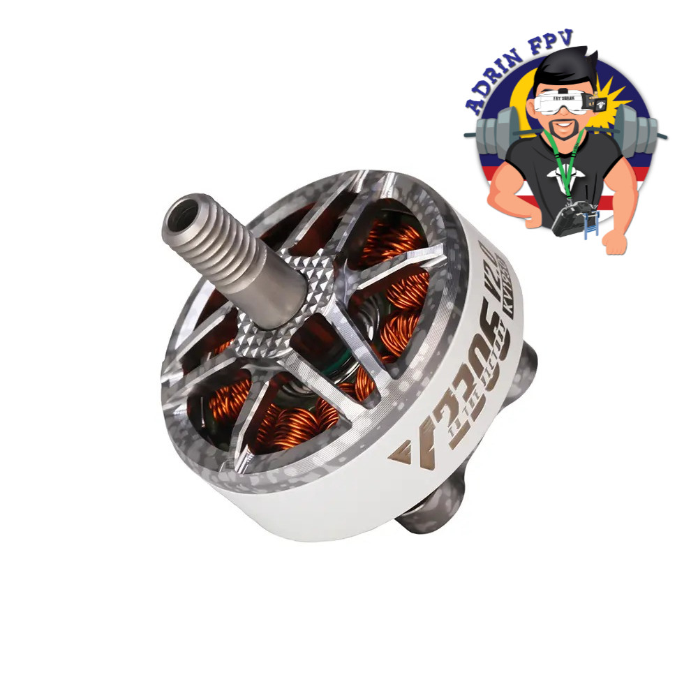 T-Motor Velox V2306 V2.0 5" 5 นิ้ว Freestyle/Racing FPV Motor 6S KV1950 สําหรับโดรน