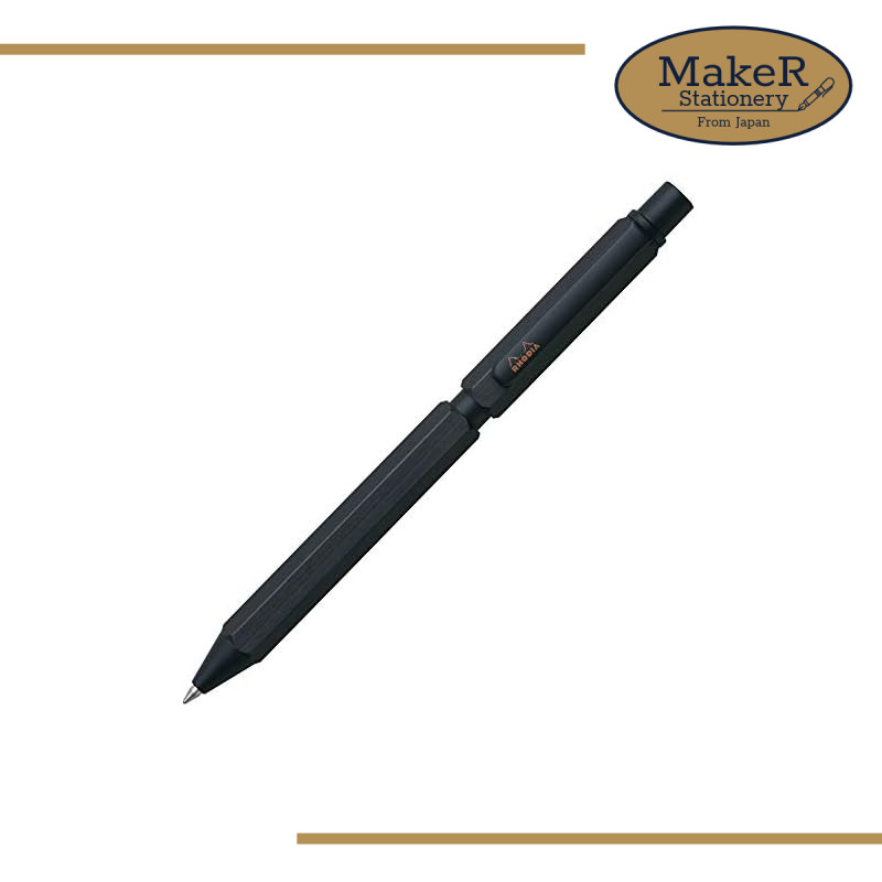 RHODIA SCRIPT Multi Pen Ballpoint Oil-based 0.5mm 2 colors (black red) & 0.5mm Mechanical Pencil Alu