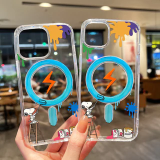 AK เคสชาร์จไร้สายสำหรับSamsung S26 Ultra A57 A37 A56 A36 A17 A16 A15 A55 A54 A06 A07 S25 Wireless Chargingรูปภาพสนูปปี้