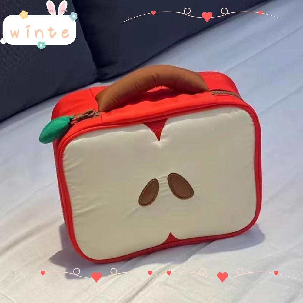 WINTE Travel Toiletry Bag, Light-weight with Compartments Makeup Bag, Cute Portable Large Pattern St