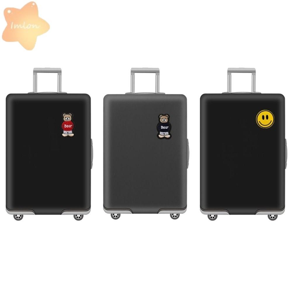 Imlon ผ้าคลุมกันฝุ่นกระเป๋าเดินทาง, โพลีเอสเตอร์ 20/22/24/26/28 นิ้วพิมพ์กระเป๋าเดินทาง, สวมใส่ยืดหยุ่น Baggage Cover Thicken ฝาครอบป้องกันกระเป๋าเดินทาง