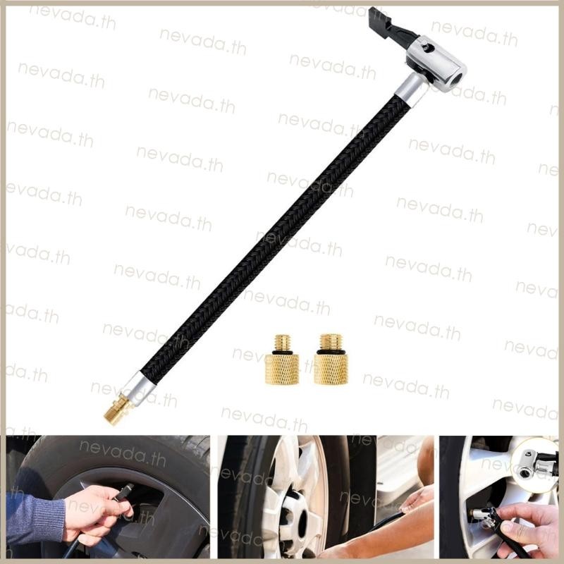 Nev ʚɞ Tyre Pump Hose Inflator Connection Tyre Inflator Pump Extension Hose