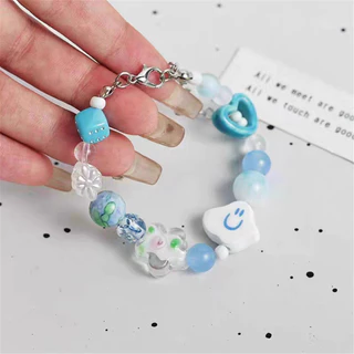 สร้อยข้อมือสไตล์เกาหลีน่ารักสำหรับเด็กผู้หญิง อารมณ์อบอุ่นเหมือนเมฆ พร้อมเป็นของขวัญวันเกิดที่ทันสมัย