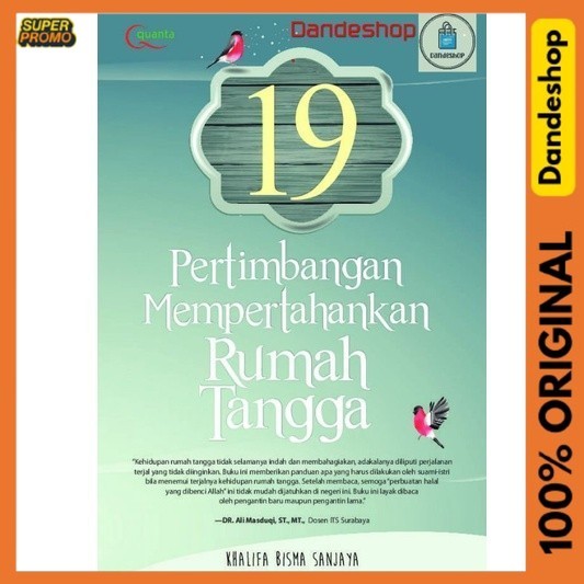 19 Scale รักษาในครัวเรือน - หนังสือสร้างแรงบันดาลใจอิสลามโดย Khalifa Bisma Sanjaya - BOOKSTAR