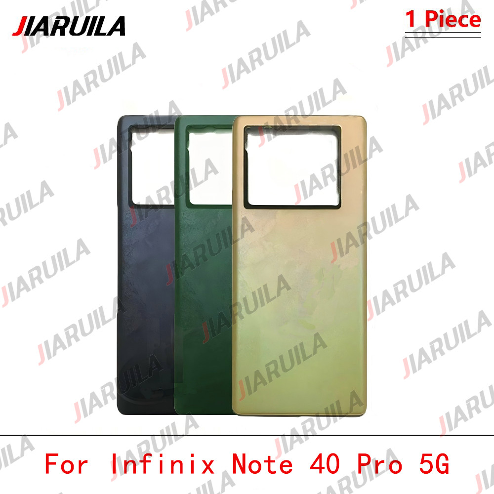 สําหรับ Infinix Note 40 Pro 5G ฝาหลังกระจกแบตเตอรี่ด้านหลังประตูกรณีเปลี่ยน ราคา ถูกที่สุด ดีลบีเคเค