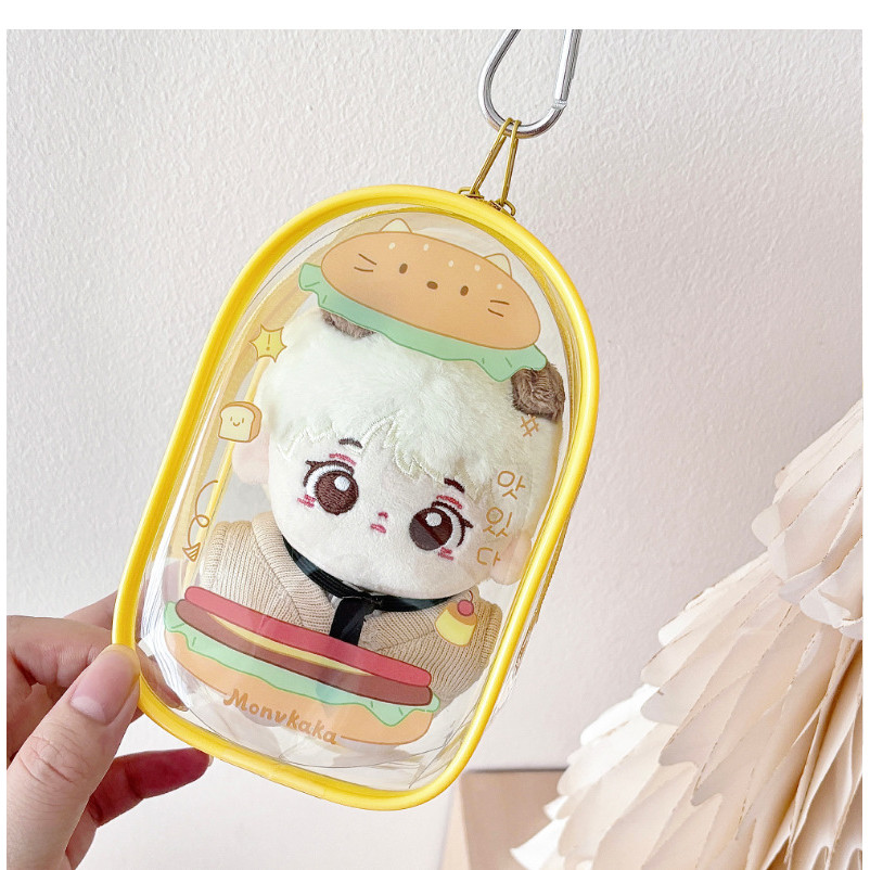 สีน่ารักการ์ตูนเด็กซิปกระเป๋ารองเท้าแตะเด็กพีวีซีบาร์ถุงเก็บออกนอกบ้านตกแต่งเด็ก