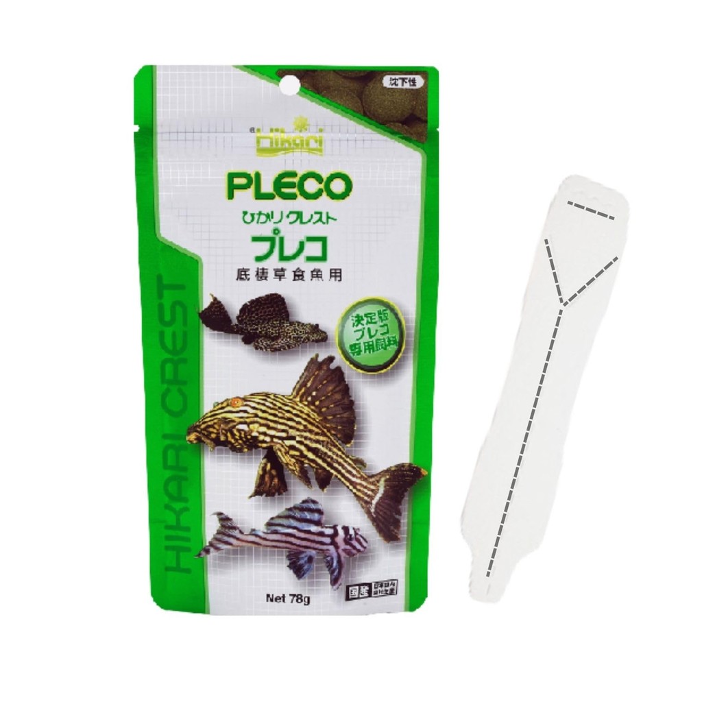 "ชุด" อาหารปลาเขตร้อน Kyorin Pleco 78g และ HAYARICH Fortune Spoon 【Direct from Japan】