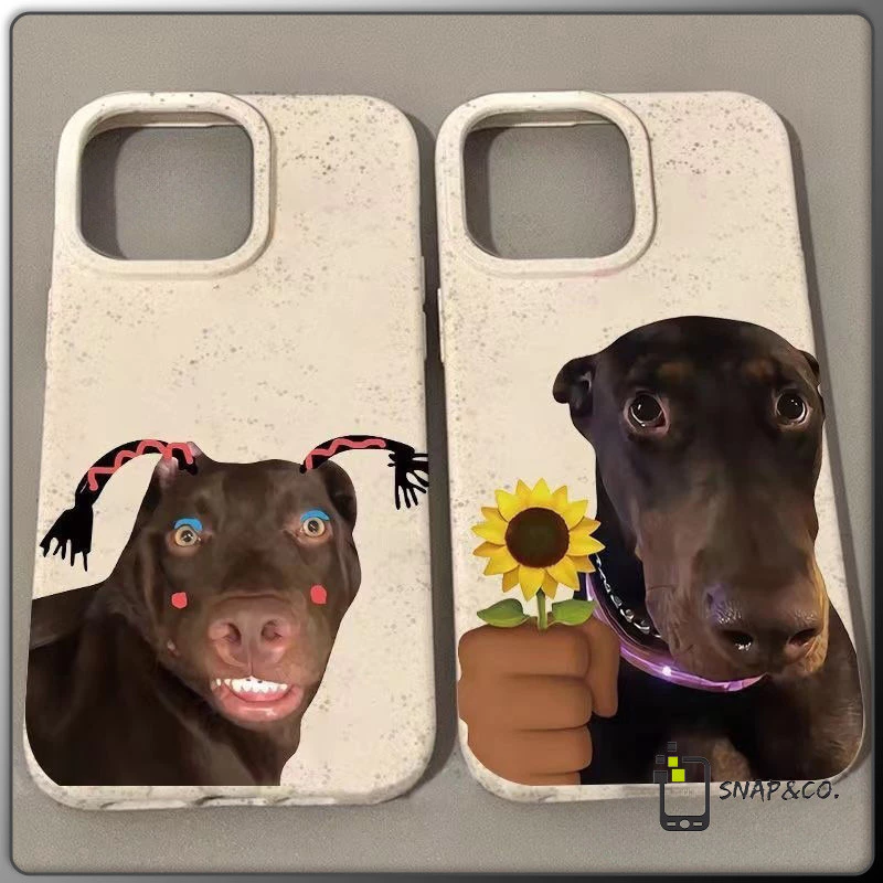 เคสโทรศัพท์มือถือ ForiPhone16 15 14 13 12 11Pro Max X XS XR7 8 14 Plus รูปแบบสุนัขตลก วัสดุ TPU สุนัขตลกประหลาดและน่ารัก