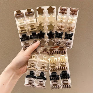 กิ๊บติดผมสีสันสดใสขนาดเล็ก 10 ชิ้น - เครื่องประดับผมสำหรับเด็กผู้หญิง