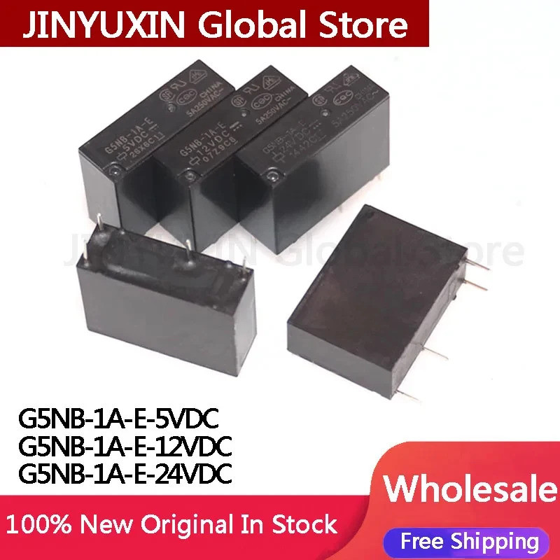 5 ชิ้น G5NB-1A-E- 5VDC 12VDC 24VDC DC5V DC12V DC24V 5A G5NB-1A-E-5VDC G5NB-1A-E-12VDC G5NB-1A-E-2VDC