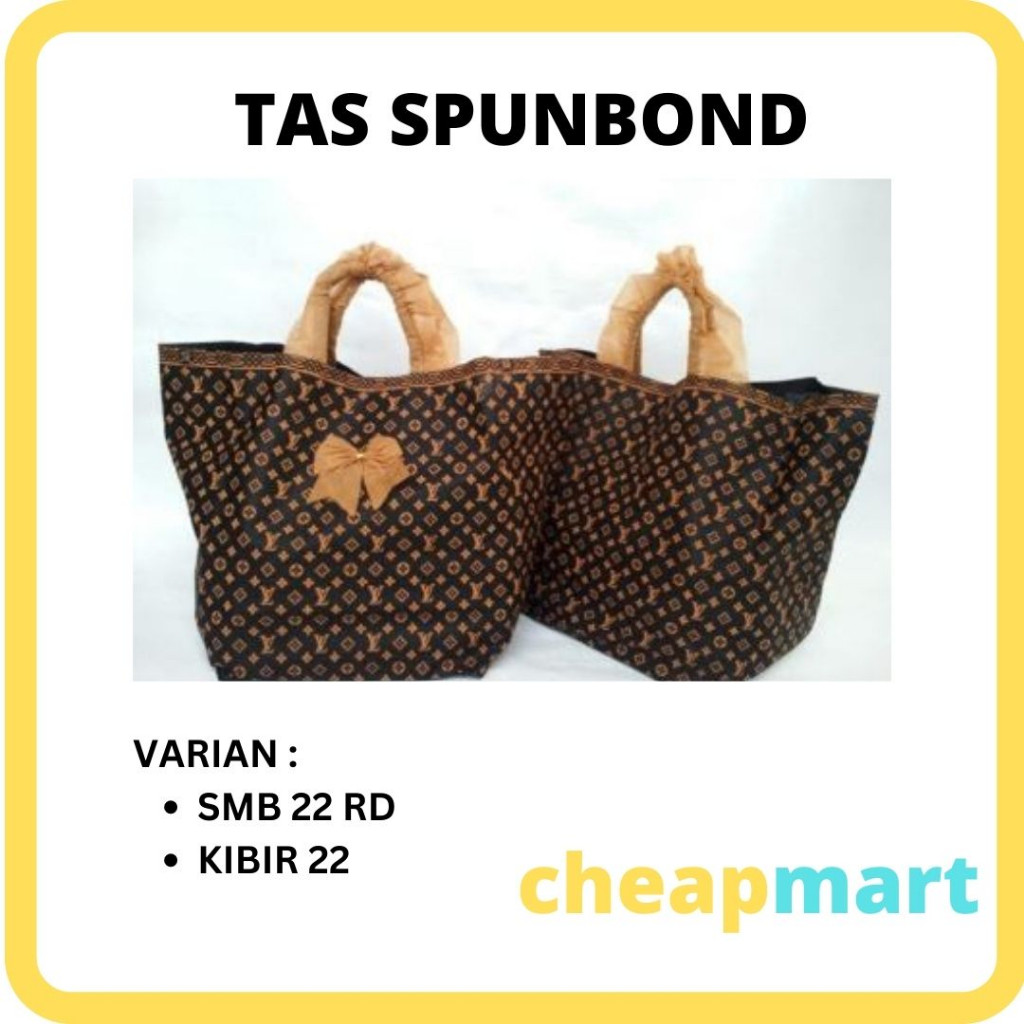 [Min-3] [1-LBR] KIBIR BAG SMB THICK BAG 22 SPUNBOND BAG PARTY BAG