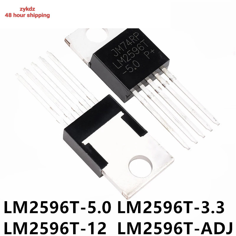 สินค้าใหม่ 10 ชิ้น LM2596T-5.0 TO220-5 LM2596T TO-220 LM2596-5.0 LM2596T-3.3 LM2596-3.3 LM2596T-12 L