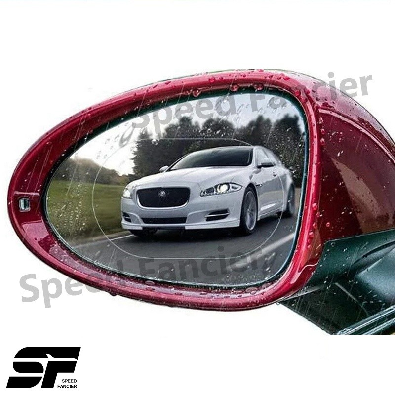 ฟิล์มกระจกมองหลังรถยนต์ ฟิล์มกันน้ำ สิต๊กเกอร์กันฝน สำหรับติดกระจกมองข้างทั้ง ฟิล์มกันฝน กันฝ้าหมอก ฟิล์มกันฝ้า 2pcs - รูปที่ 4