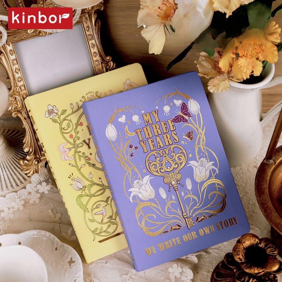 Kinbor A5 Undated 3-Year / 5 ปี Planner Journal - DIY Fill-in Notebook สําหรับ Scheduling & Time Man