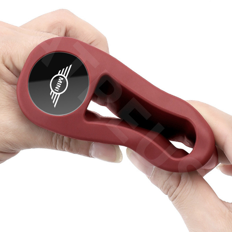 1ชิ้น Mini ฝาซ็อกเก็ตเข็มขัดนิรภัยรถยนต์ ป้องกันการชนกัน รถเข็มขัดนิรภัยซ็อกเก็ตฝาครอบป้องกัน สําหรับ Mini Cooper F56 R56 Clubman Countryman F60 R55 F55 R57 R58 S - รูปที่ 7