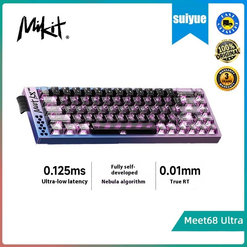 MIKIT Meet68 Ultra Magnetic Axis Keyboard Flagship RT Esports Game Customing Aluminium Pile Mechanic