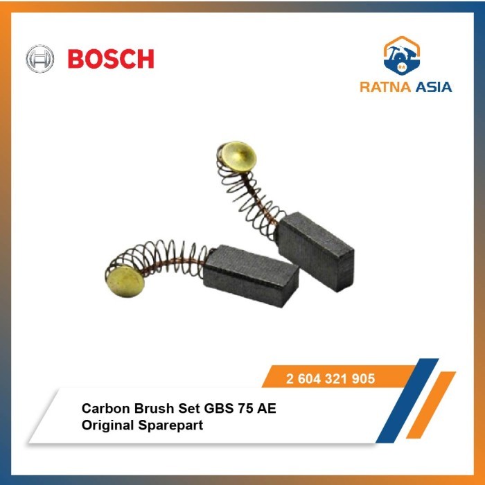 อะไหล่เดิม ชุดแปรงคาร์บอน Bosch GBS 75 AE / GDS 18 E