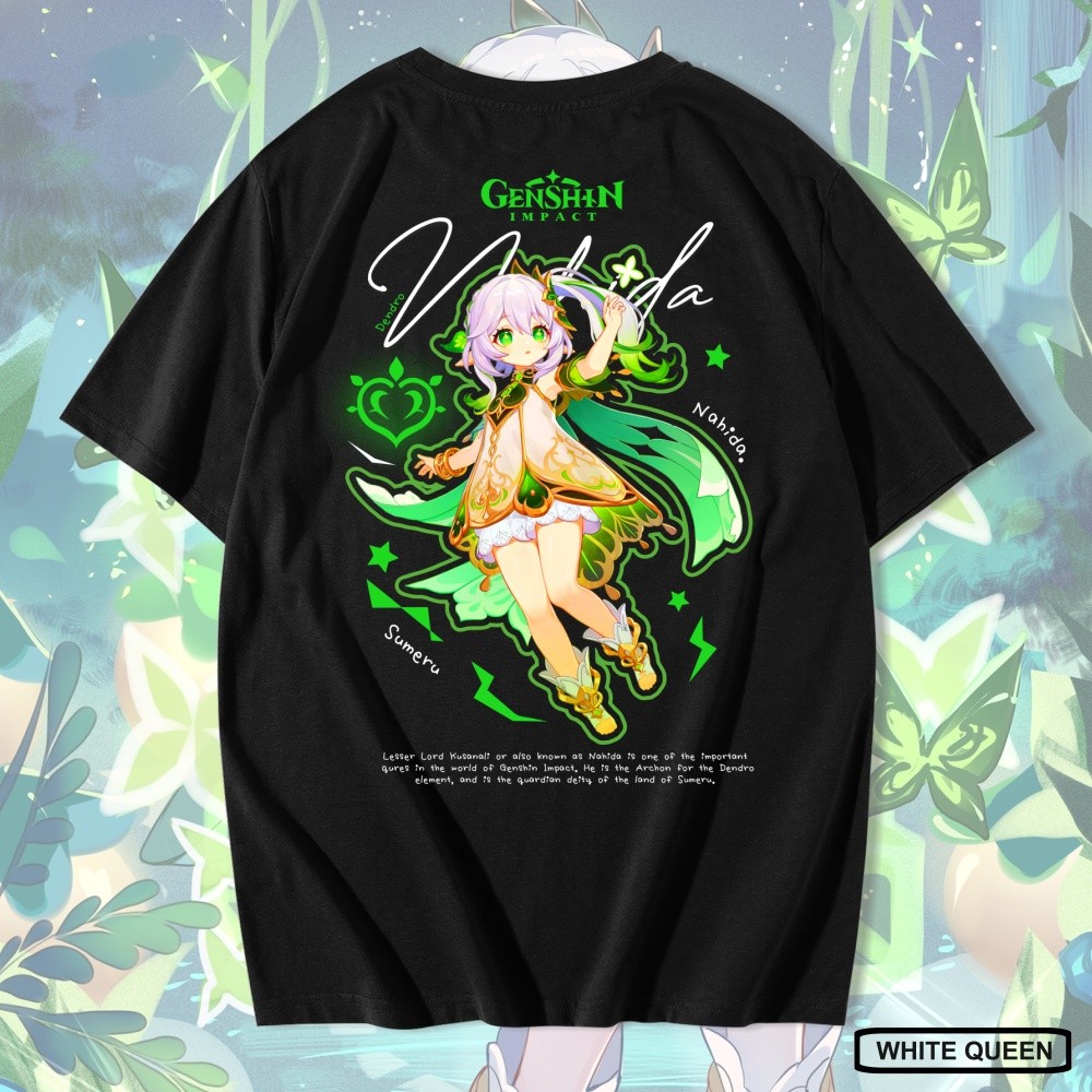 เสื้อยืด WHITE QUEEN - NAHIDA GENSHIN IMPACT - GENSHIN NAHIDA