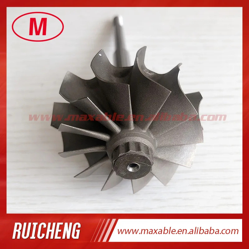 TD05H 49.1X56 มม.12 ใบมีดล้อเทอร์โบ/เพลากังหันและล้อสําหรับเทอร์โบชาร์จเจอร์