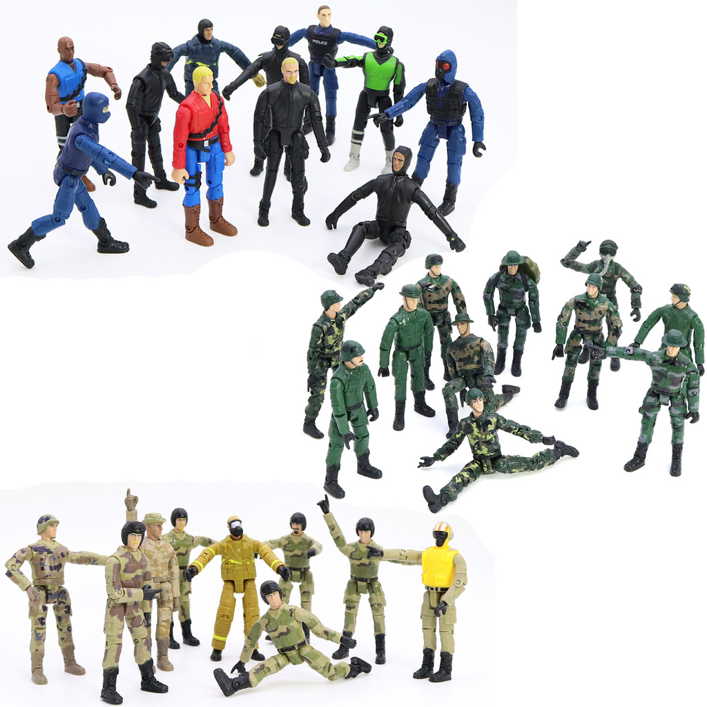 1PCS 3.75 "Action Figure Scale โรงรถไดร์เวอร์ตุ๊กตาสําหรับ RC รถ MN82 MN99S MN D90 D99S WPL C14 C24 JJRC สีสุ่ม