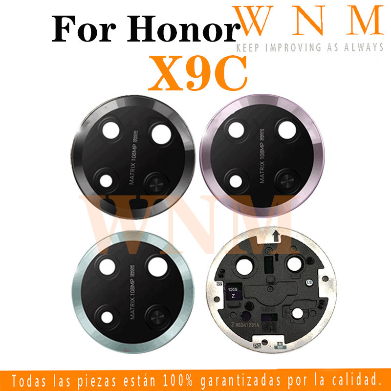 ฝาครอบเลนส์กล้องพร้อมกรอบเปลี่ยนสําหรับ Honor X9C BRP-NXFor Honor X9C BRP-NX1 เลนส์กล้องด้านหลังกระจ