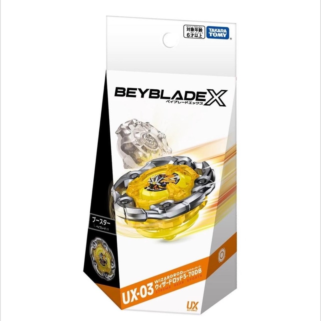 ขายร้อน Fast Shipping TAKARA TOMY Beyblade UX ชายหญิง Beyblade UX03 Wizard Magic Wand Beyblade ของเล
