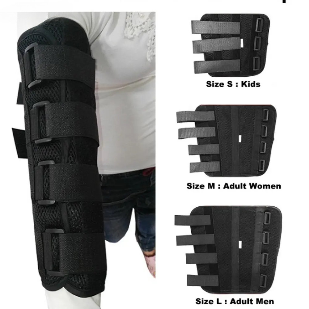 ปรับข้อศอกสนับสนุน Nighttime ข้อศอกรั้ง Splint Immobilizizer Stabilizer สําหรับ Ulnar เส้นประสาทดักจ