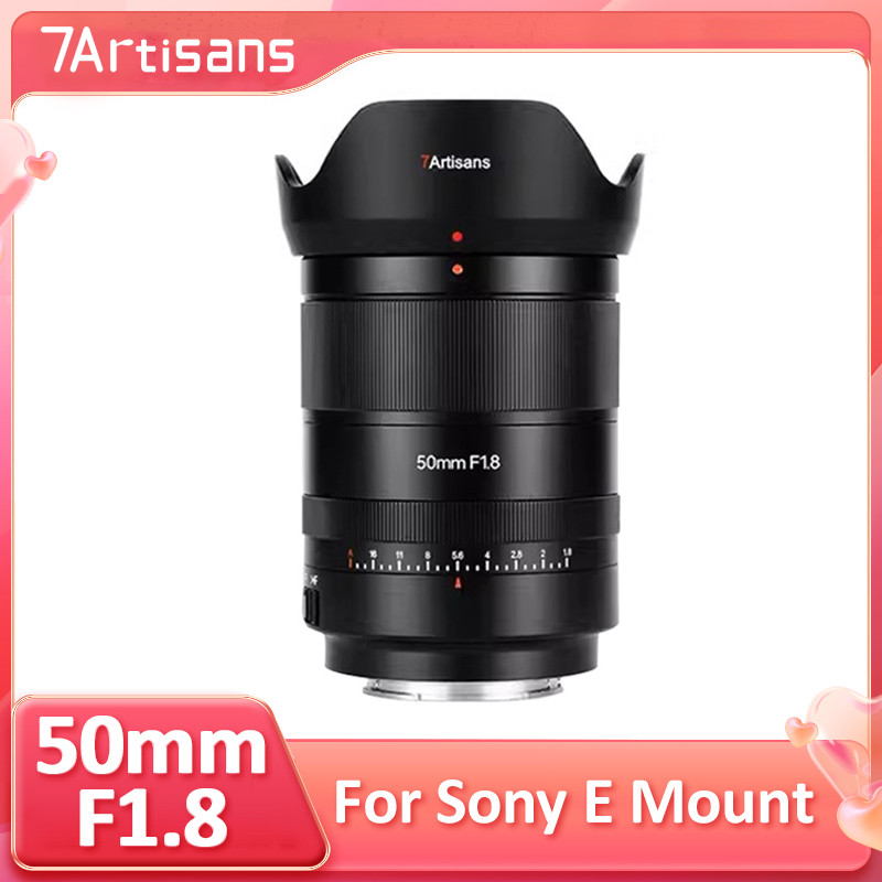 7Artisans 50 มม.F1.8 AF กรอบรูรับแสงขนาดใหญ่เลนส์โฟกัสคงที่สําหรับ Sony E A7CII A7CR mount Nikon Z z
