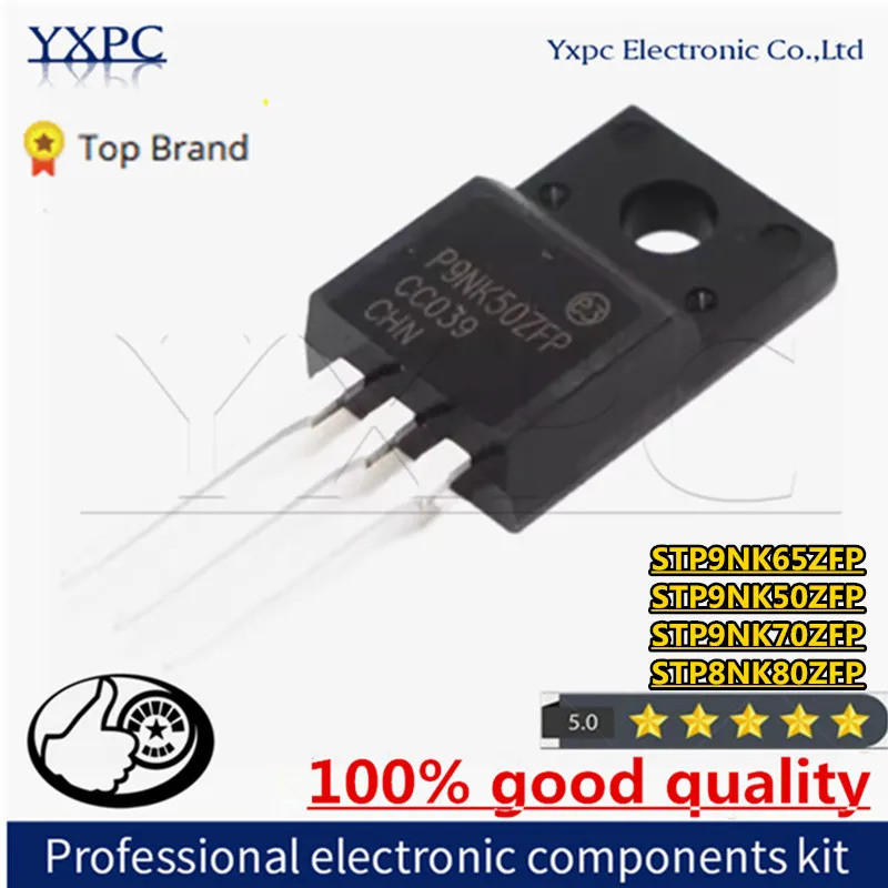 1-5PCS STP9NK65ZFP STP9NK50ZFP STP9NK70ZFP STP8NK80ZFP TO220F P9NK65ZFP P9NK50ZFP P9NK70ZFP P8FNK80F