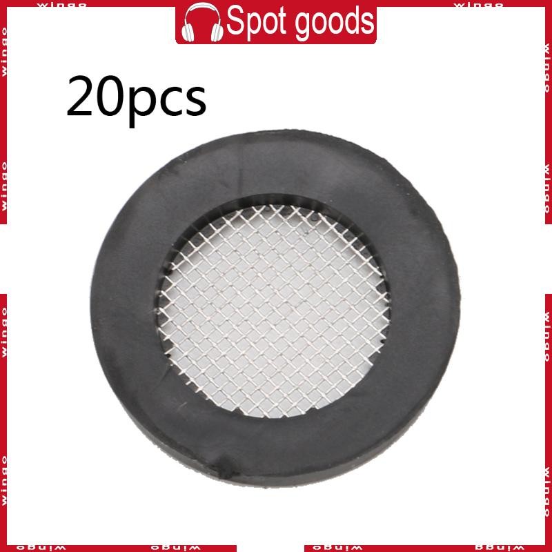 WIN 20 ชิ้นสแตนเลสกรองสวนท่อเครื่องซักผ้าซีล O แหวนปะเก็นยางเครื่องซักผ้าสําหรับ 1 2 นิ้วอาบน้ํา Ho