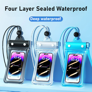 Mobile Phone Waterproof Bag Diving Swimming Sealed Protective Cover Rain Waterproof Mobile Phone Bag