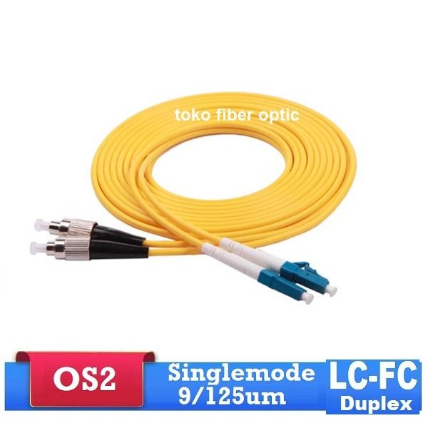 Patchcord Fiber Optic LC FC/ FC LC Duplex Singlemode 9/125um 1 เมตร
