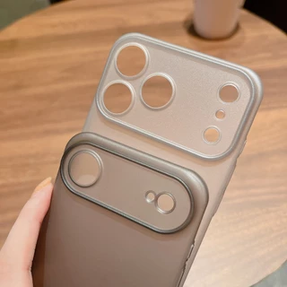 เคสโทรศัพท์ Frosted บางเฉียบสําหรับ iPhone 17 Air 17 Pro Max สีทึบเรียบง่าย PP ป้องกันลายนิ้วมือป้องกันปกหลัง Funda