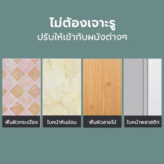 Novvia ที่แขวนไม้กวาด ที่แขวนไม้กวาดติดผนัง ไม้ถูพื้น ติดตั้งง่าย แข็งแรงทนทาน ที่หนีบอเนกประสงค์