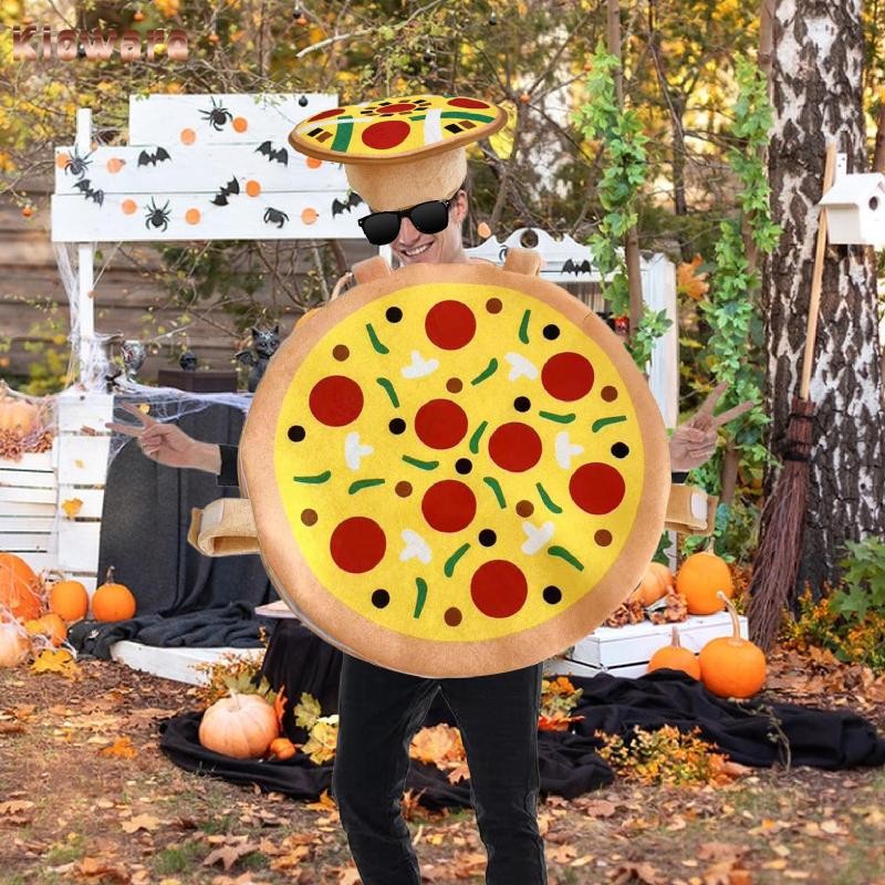 [โคลแวร์] ชุดคอสเพลย์พิซซ่าฮาโลวีน พร้อมหมวก สบายๆ สำหรับงานเฉลิมฉลอง - รูปที่ 3