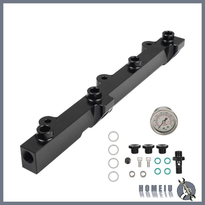 Performances Fuel Rail with Gauges Meter for Automotives 92-01 H22 H23