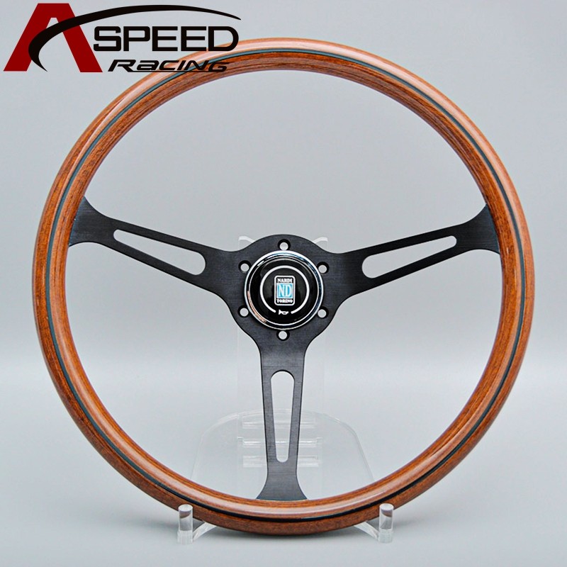 Mercedes-Benz พวงมาลัยมะฮอกกานีดัดแปลง Mercedes-Benz Tiger Head Mercedes-Benz W123W124W420cm Retro S