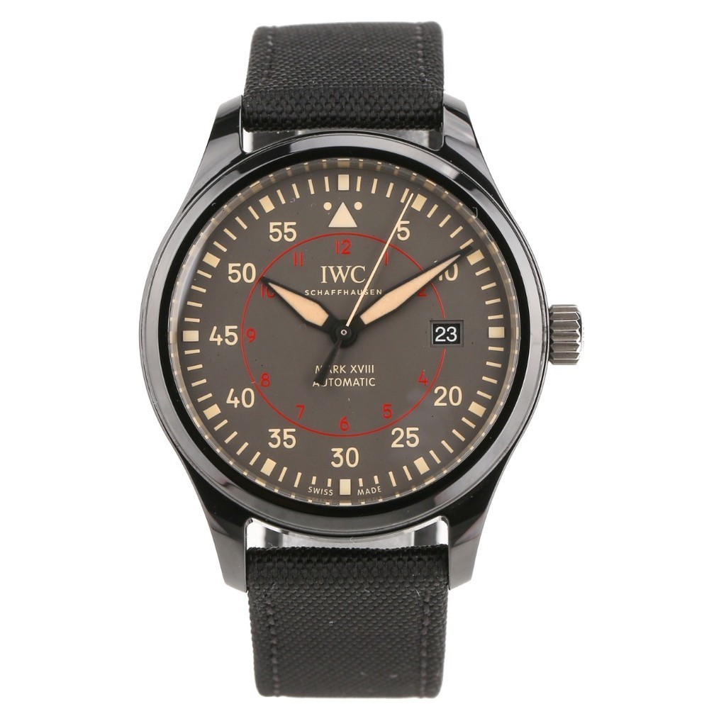 IWC IWC IWC Pilot Mens Watch นาฬิกาผู้ชายกลไกอัตโนมัติ IW324702