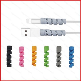 Loye ปลอกป้องกันซิลิโคนสายข้อมูลสากล ที่ม้วนลวดแบบเกลียว ทนท…