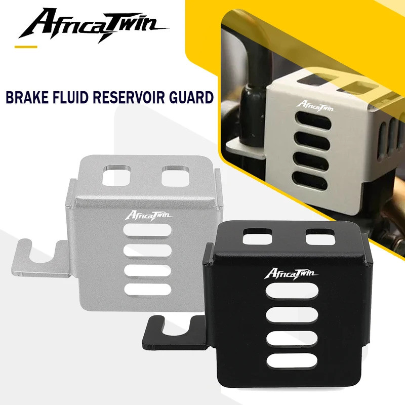 XRV 650 750 AFRICATWIN รถจักรยานยนต์ด้านหลัง Brake Fluid Reservoir Guard Cover Protector สําหรับ Hon