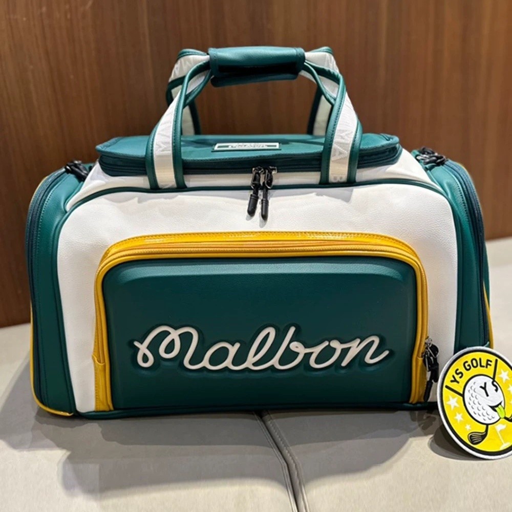 25สไตล์ใหม่Malbon Golf Toteกระเป๋าแบบพกพาไหล่กระเป๋าMessengerกันน้ําPuหนังขนาดใหญ่ความจุเสื้อผ้ากระเ