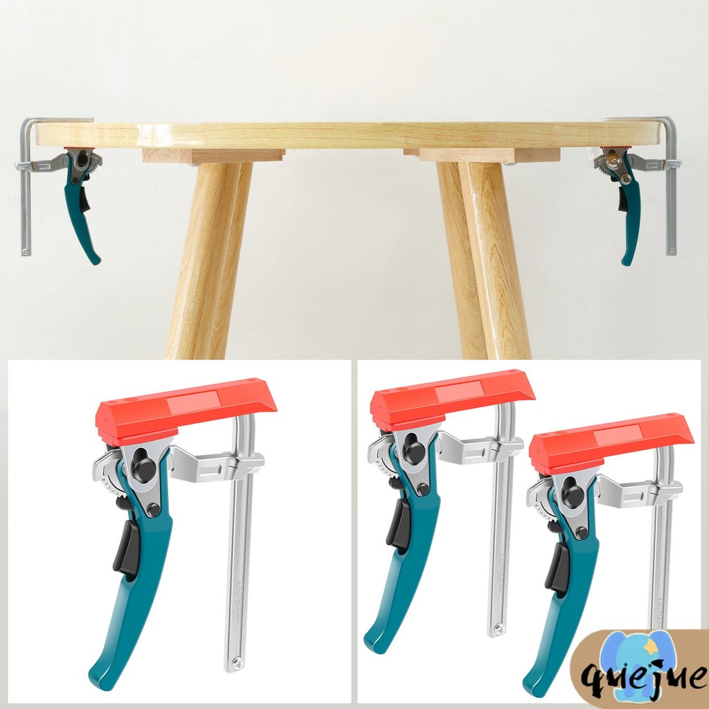 Ratchet Track Clamp โลหะ Track Saw Clamps ง่ายล็อคท่องเที่ยว Rail Clamp Quick Release T Slot Clamp ส