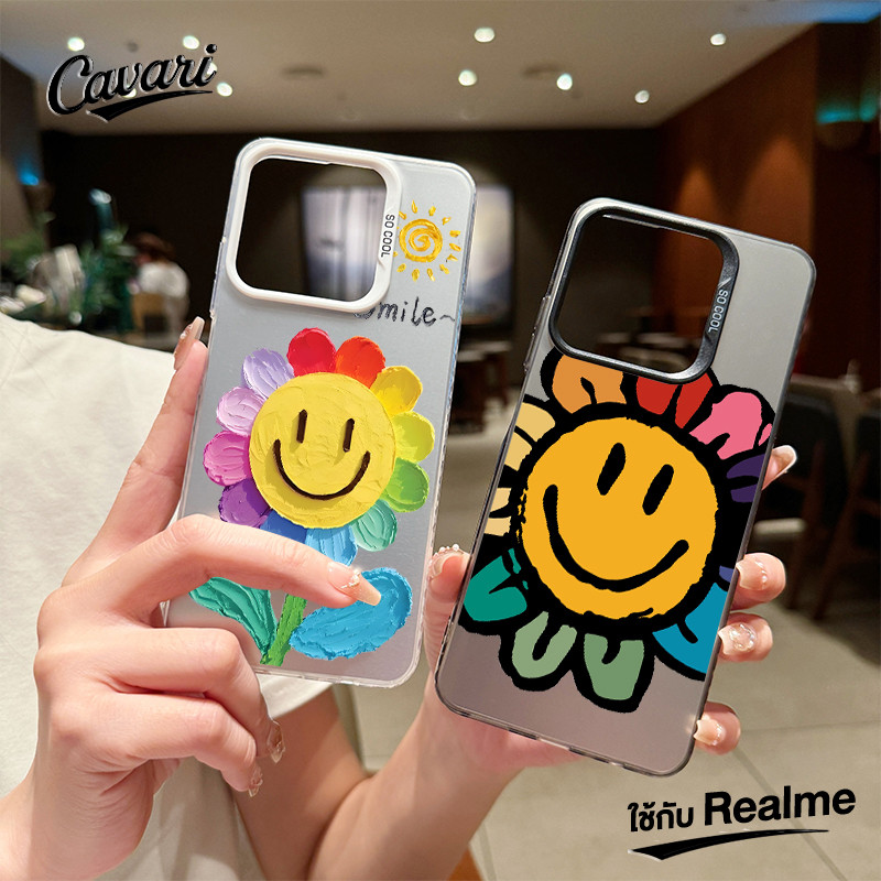 เคสโทรศัพท์ Realme C53 C35 C20 C30 C55 C12 C11 C51 C21 6i 5 8i 7i C15 C67 C25 C25Y ดอกอาทิตย์ขอความสุข โทรศัพท์ จัดส่งจา