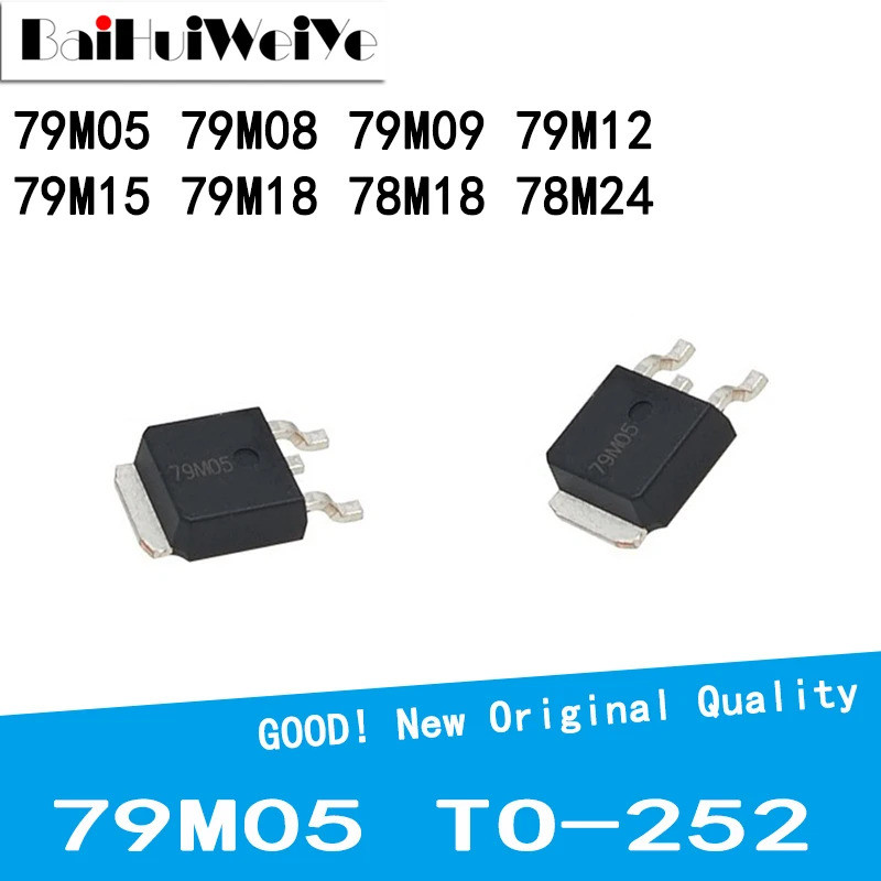 1-5PCS 79M05 79M08 79M09 79M12 79M15 79M18 78M18 78M24 TO-252 Field Effect ทรานซิสเตอร์
