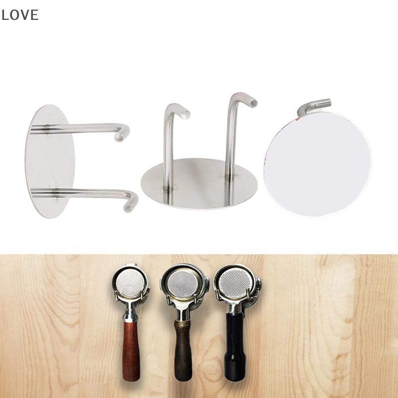 [JJCW] Self-adhesive Coffee Bottomless Portafilter Wall Rack 51mm/53mm/54mm/58mm Coffee Bottom Filte