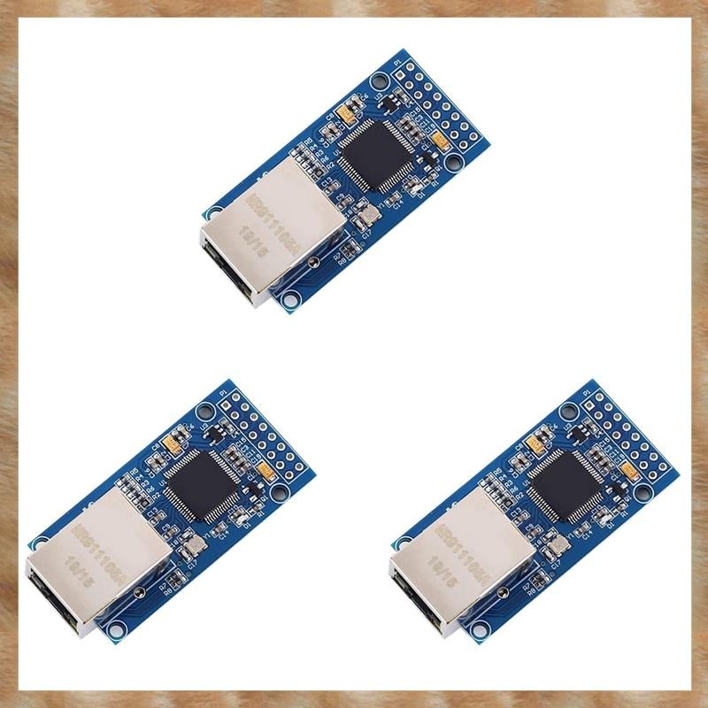 [KYG] 3X CH9121 Serial Port Ethernet Network Module UART to RJ45 Converter DC 3.3V 5V STM32 /IP Netw