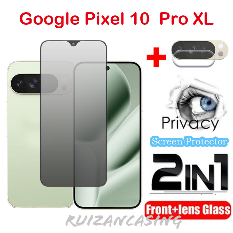 กระจกนิรภัยส่วนตัว Anti-Spy Full Screen Protector Anti Peek ฟิล์มสําหรับ Google Pixel 10 9 Pro XL 5G