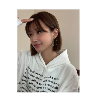 [แถมฟรี กล่อง+ถุง] LANNA ADORN ต่างหูห่วง มินิมอล S925 ก้านเงินแท้ กันแพ้ ทรงวงกลมวินเทจ มีหลายขนาด แฟชั่นเกาหลี